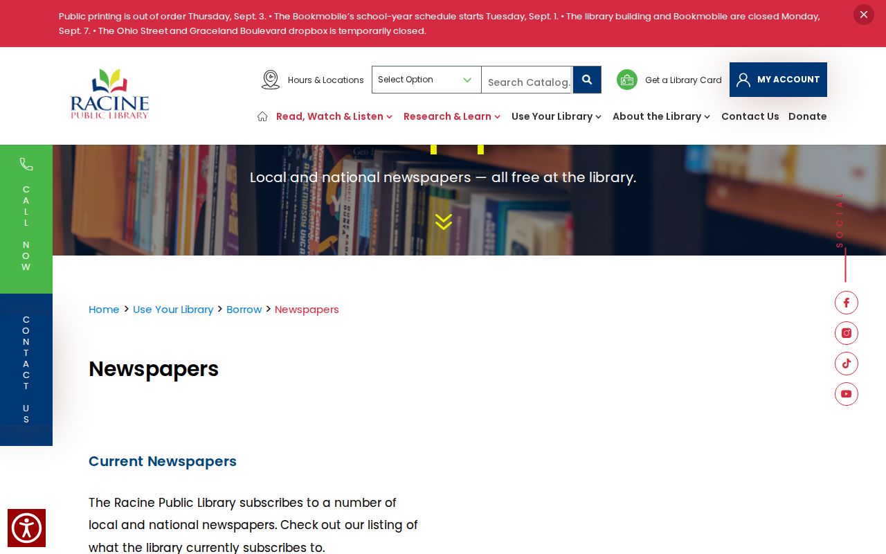 Racine city directory newspaper microfilm resources